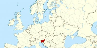 Slovenia location on world map