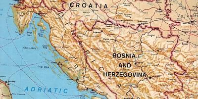 Map showing Slovenia